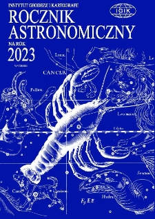 Link do karty katalogowej czasopisma: Rocznik astronom099