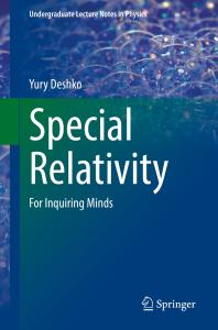 Link do pełnego tekstu książki: Special Relativity: For Inquiring Minds