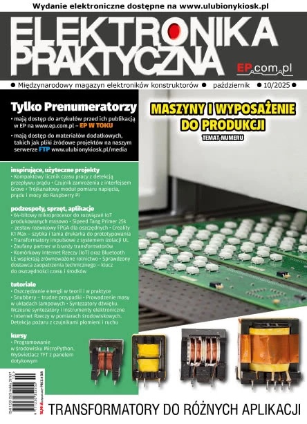 Link do karty katalogowej czasopisma
: Elektronika Praktyczna