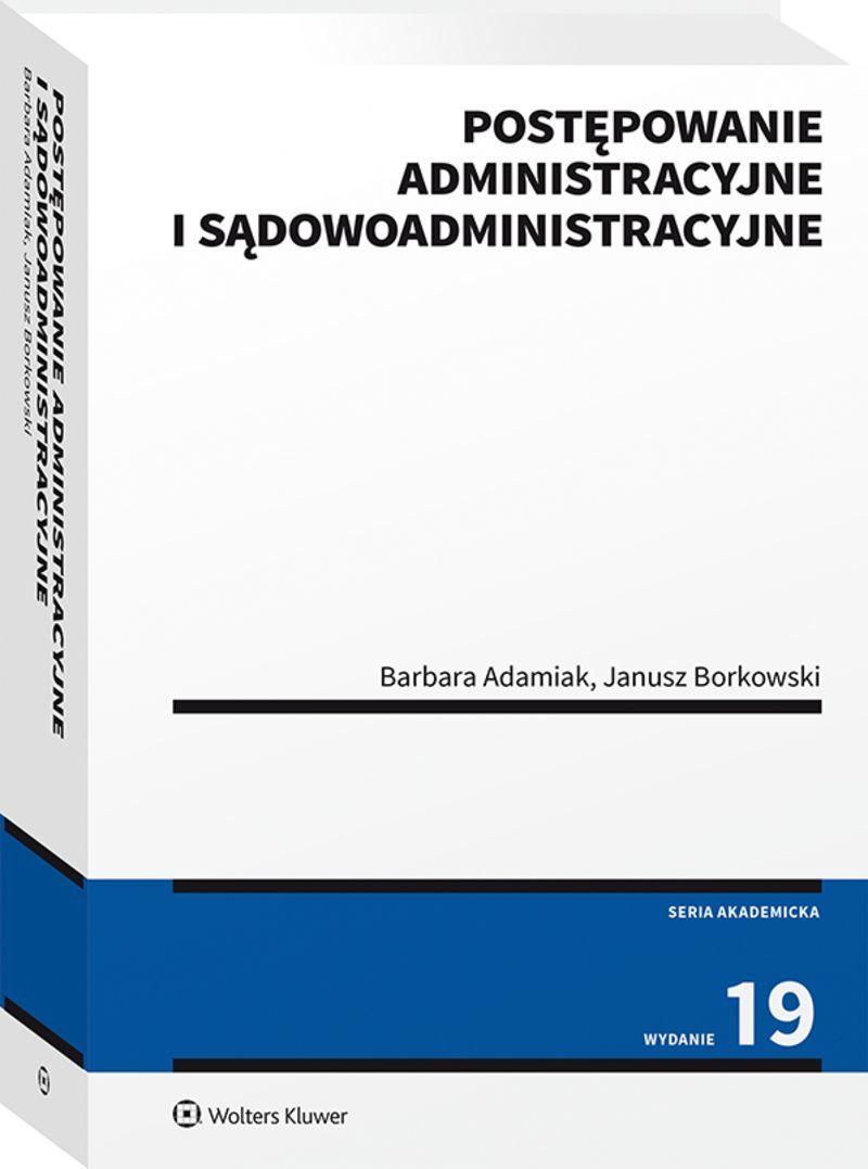Link do karty katalogowej książki:  Postępowanie administracyjne i sądowoadministracyjne