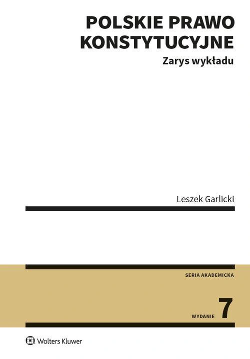 Link do karty katalogowej książki:  Polskie prawo konstytucyjne: zarys wykładu