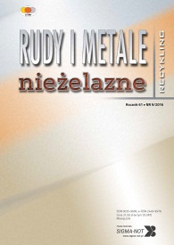 Link do karty katalogowej czasopisma: Rudy i Metale Nieżelazne