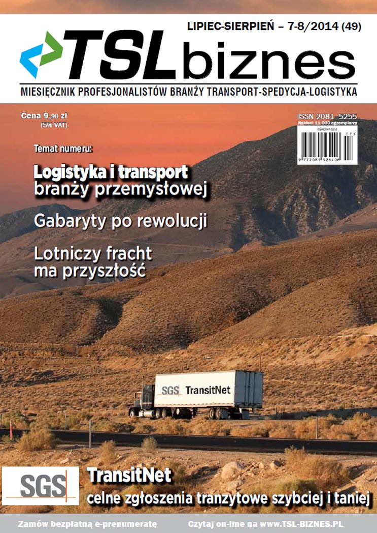 Link do karty katalogowej czasopisma:  TSL Biznes: miesięcznik informacyjny branży transport-spedycja-logistyka